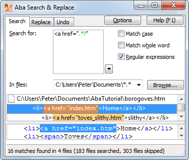 Aba Search and Replace 1.2.2